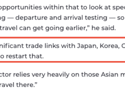 利好消息!澳洲政府准备先将中日韩等亚洲国家开放边境!