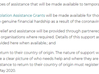 澳洲发福利了!塔州拨款300万澳元给临时签证持有者进行补助!