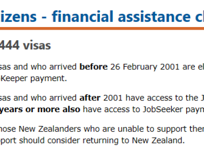 澳大利亚方宣布对临时签证持有人推出相应的签证和福利政策!